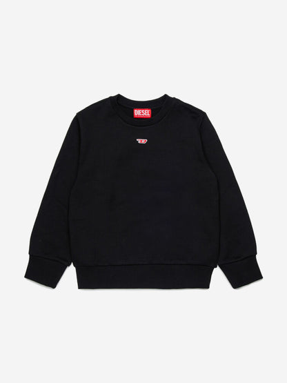 Kids Logo Patch Sweatshirt in Black