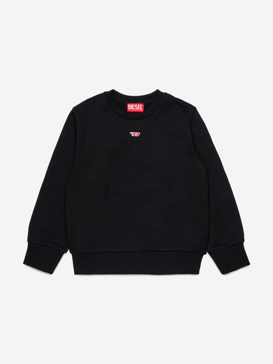 Kids Logo Patch Sweatshirt in Black