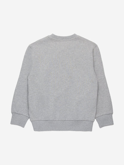 Kids Logo Patch Sweatshirt in Grey