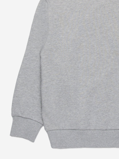 Kids Logo Patch Sweatshirt in Grey