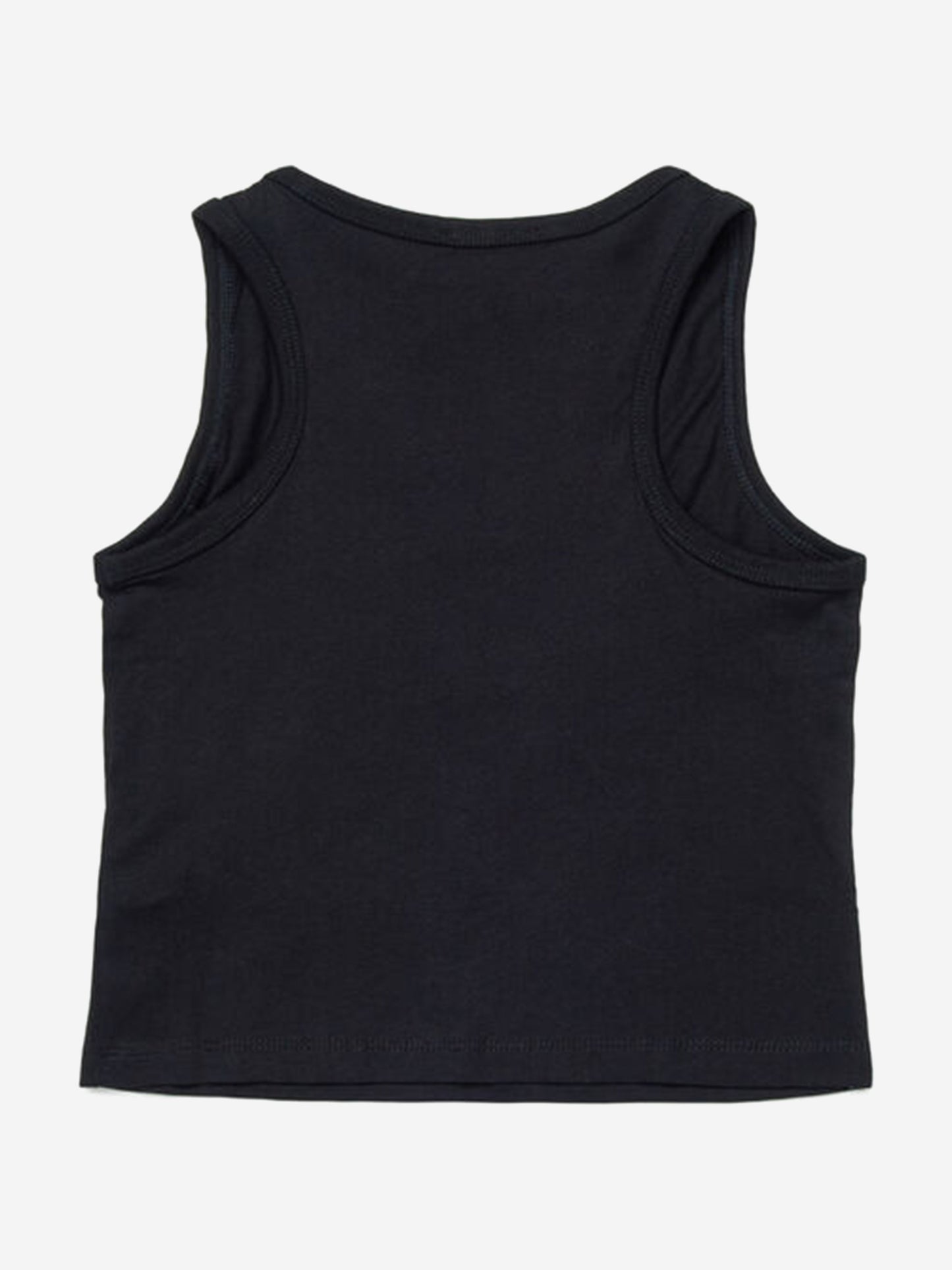 Girls D Logo Sleeveless Top in Black
