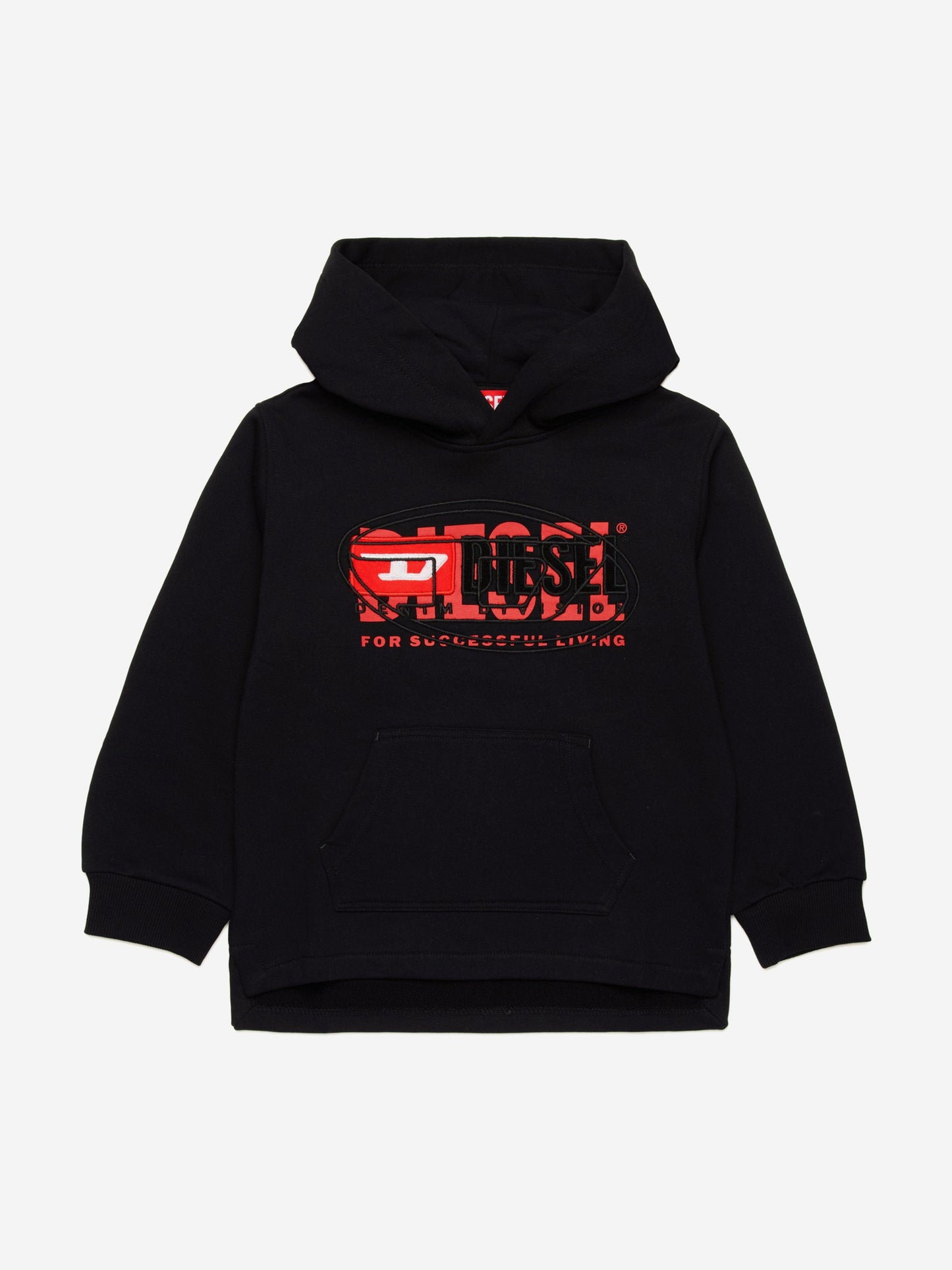 Boys Logo Hoodie in Black