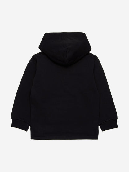 Boys Logo Hoodie in Black