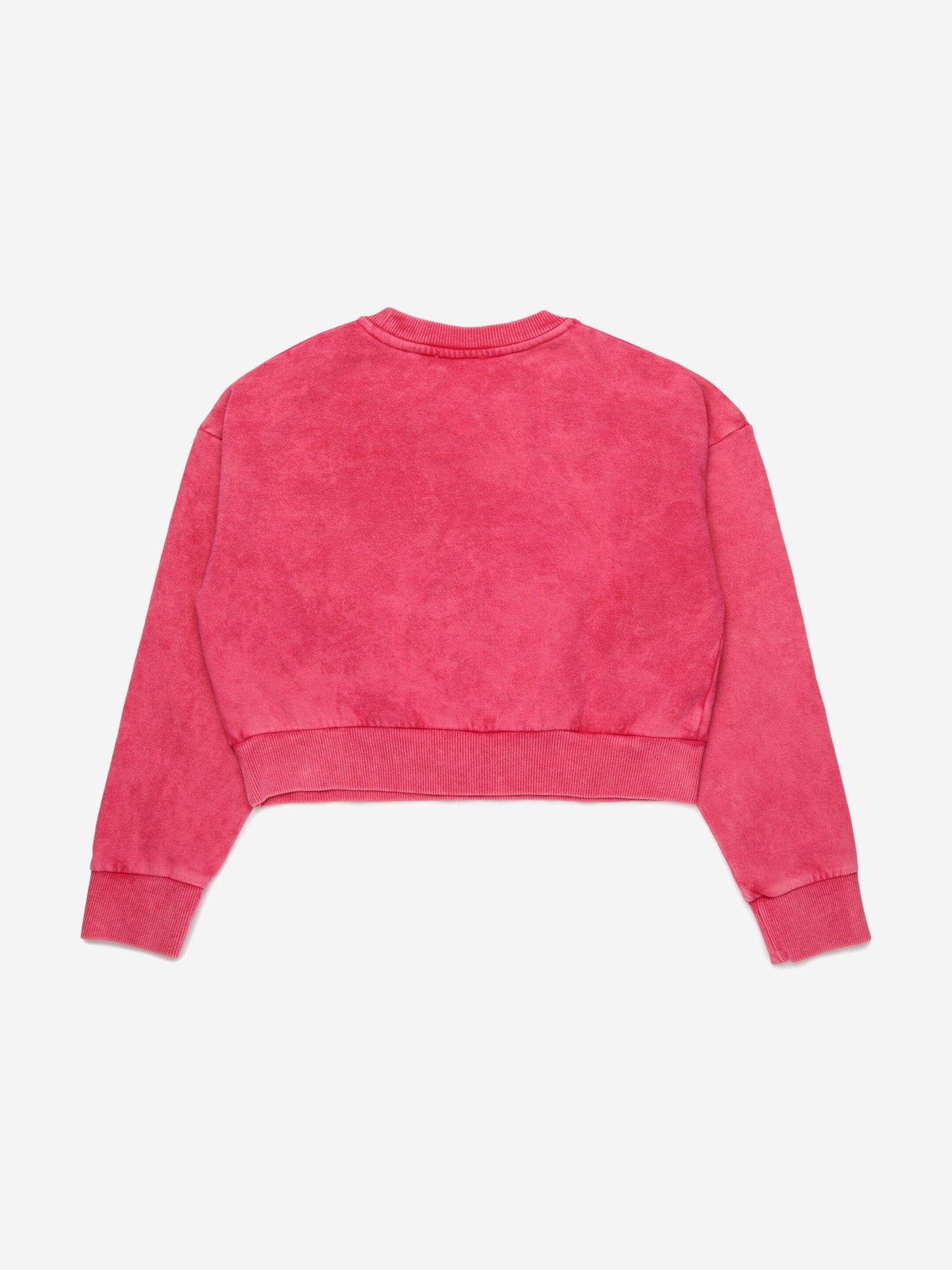 Girls Oval D Logo Sweatshirt in Pink