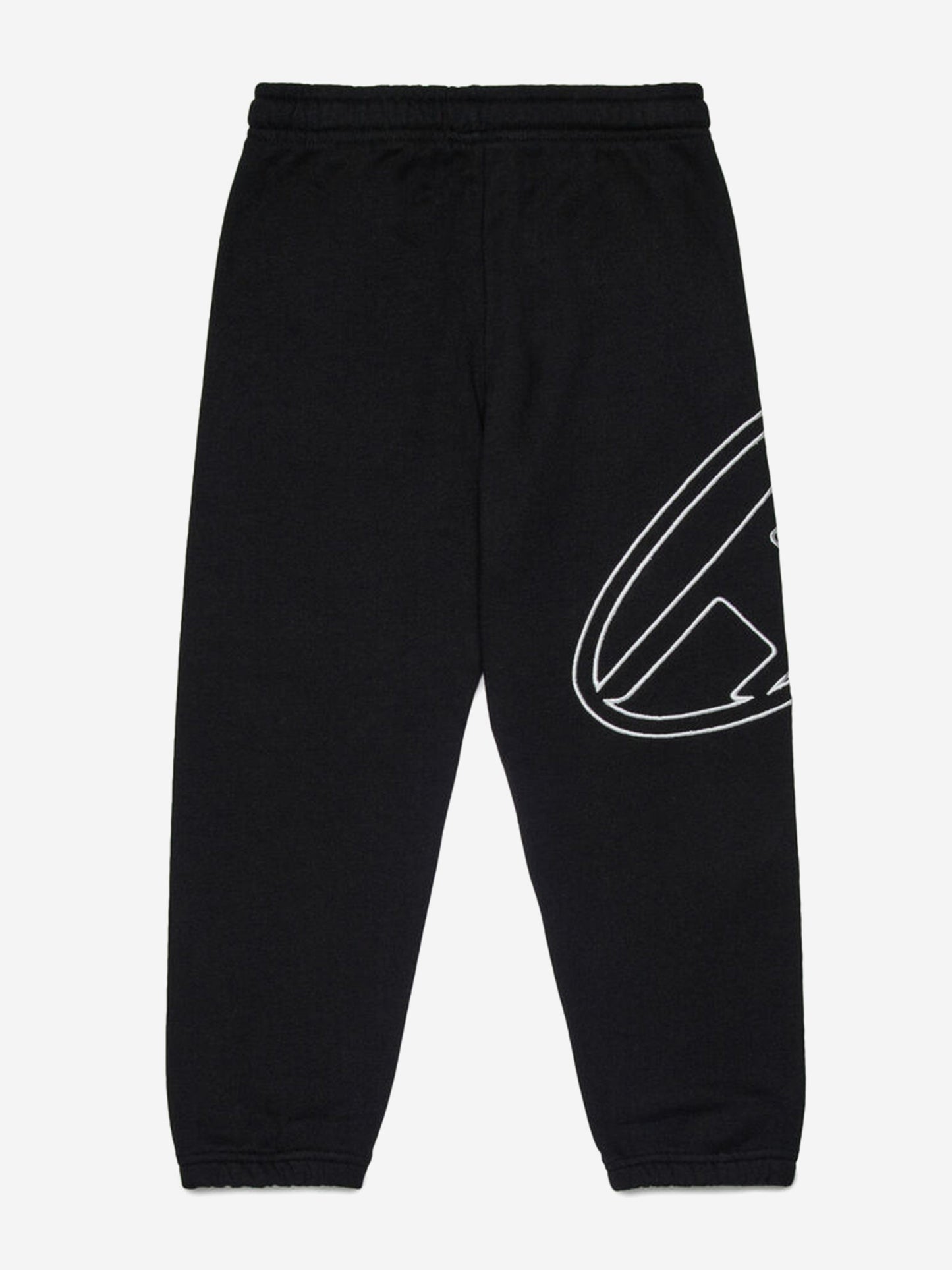 Boys Oval D Logo Joggers in Black