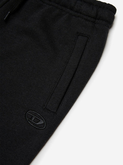Boys Oval D Logo Joggers in Black