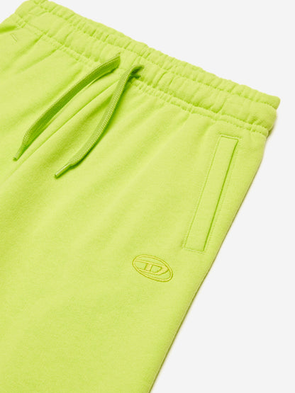 Boys Oval D Logo Sweat Shorts in Green