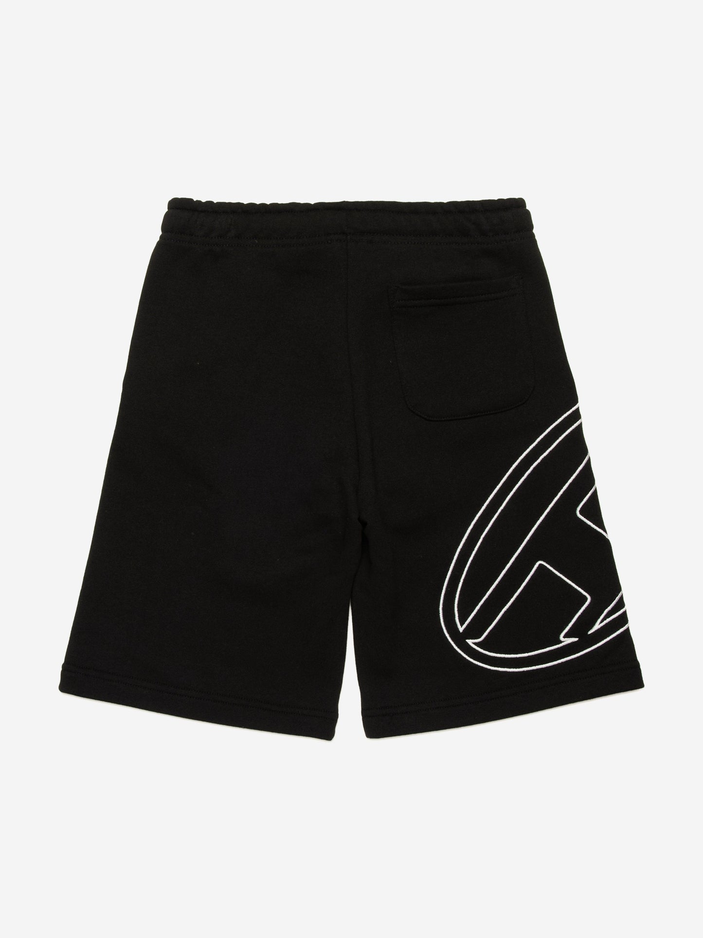 Boys Oval D Logo Sweat Shorts in Black