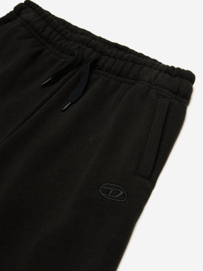 Boys Oval D Logo Sweat Shorts in Black