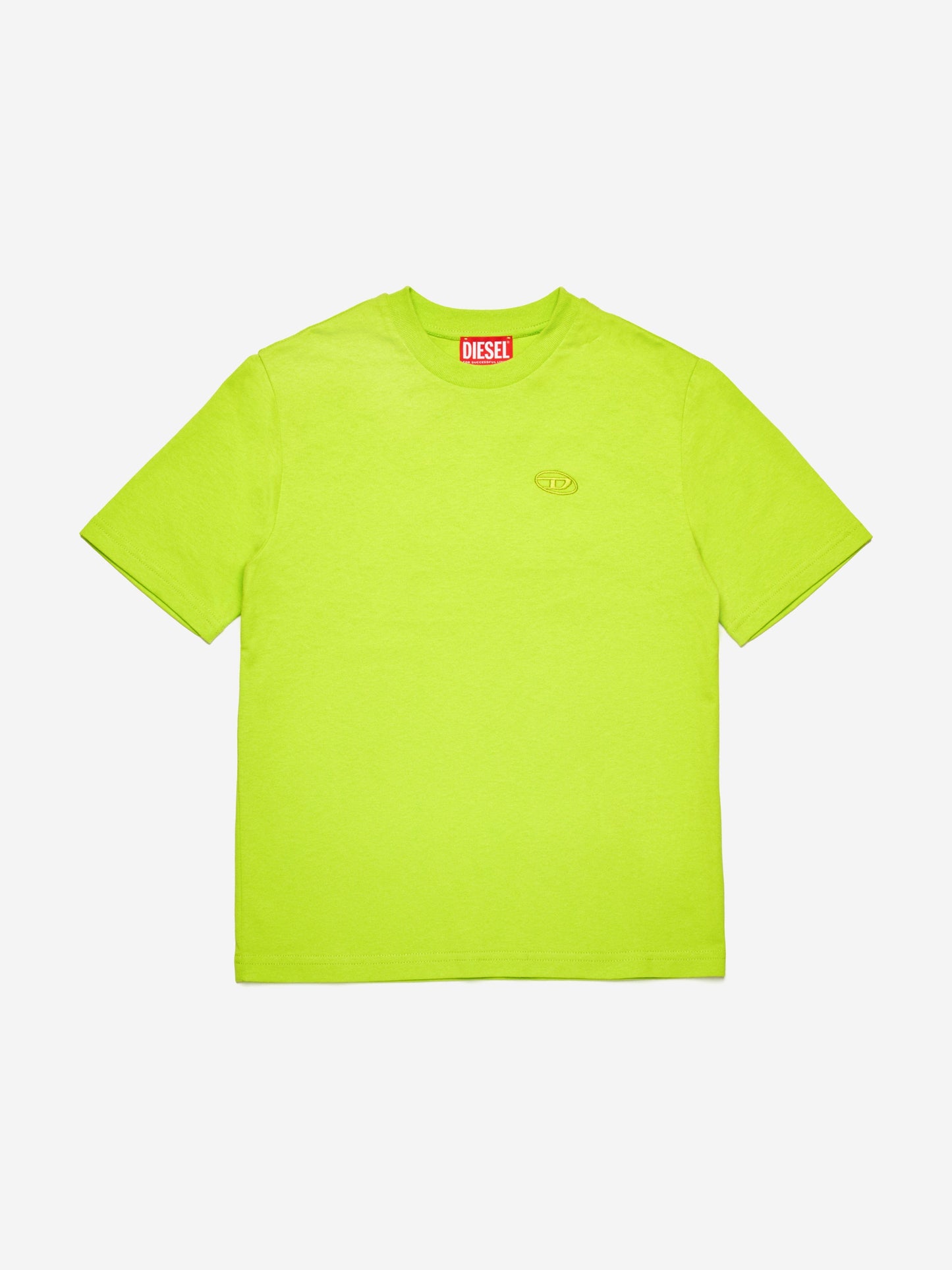 Boys Oval D Logo T-Shirt in Green