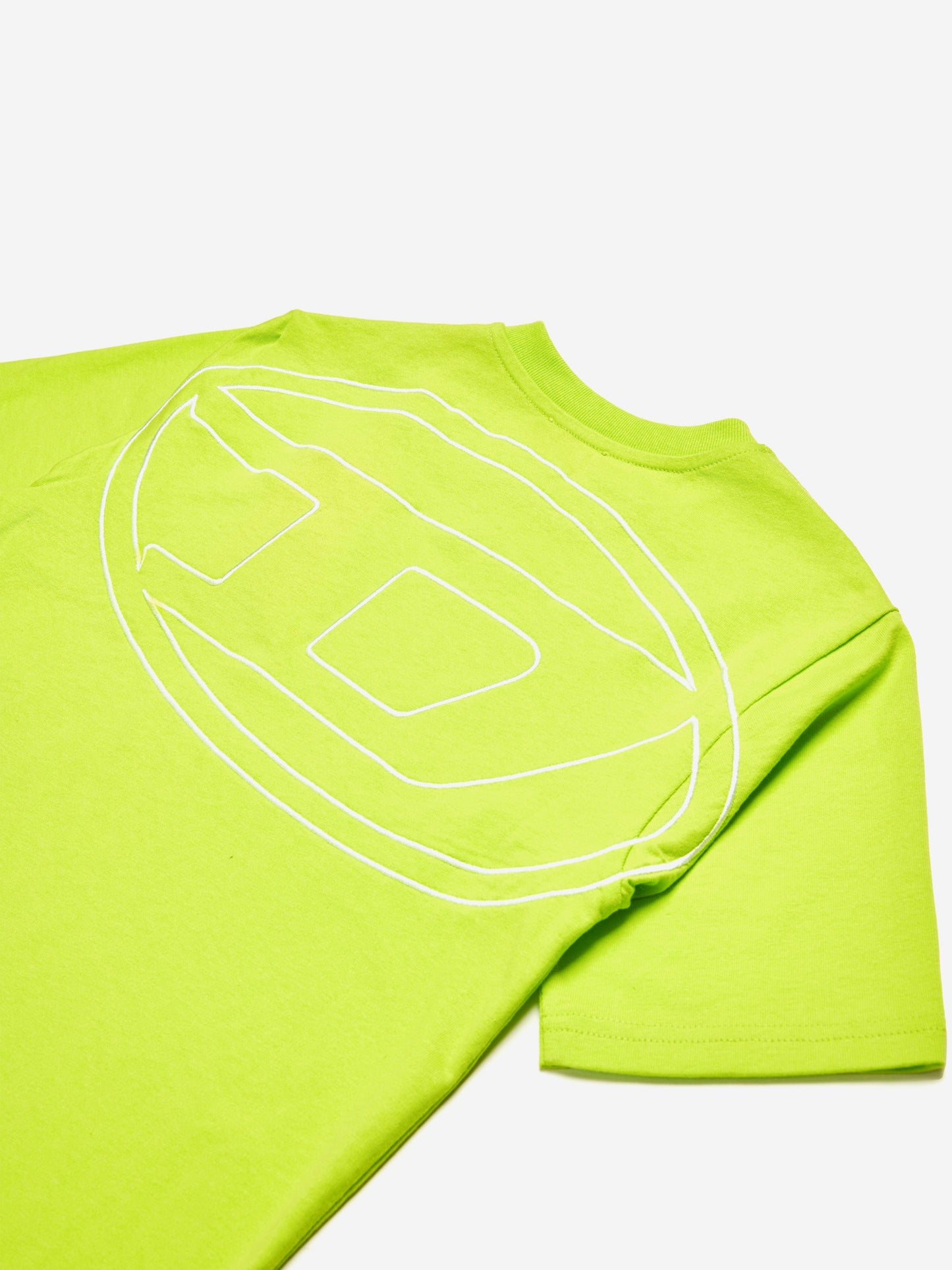 Boys Oval D Logo T-Shirt in Green