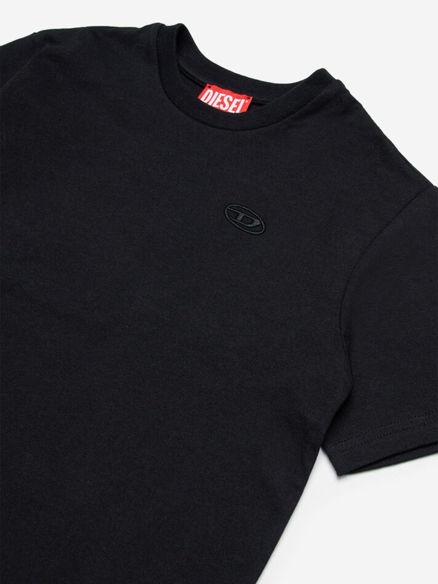 Boys Oval D Logo T-Shirt in Black