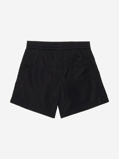 Boys Logo Swim Shorts in Black