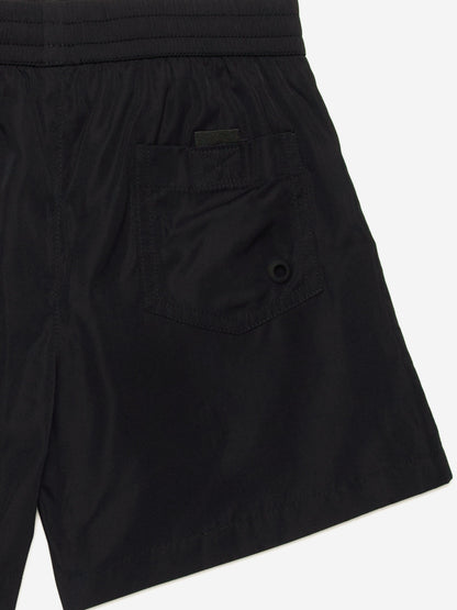 Boys Logo Swim Shorts in Black
