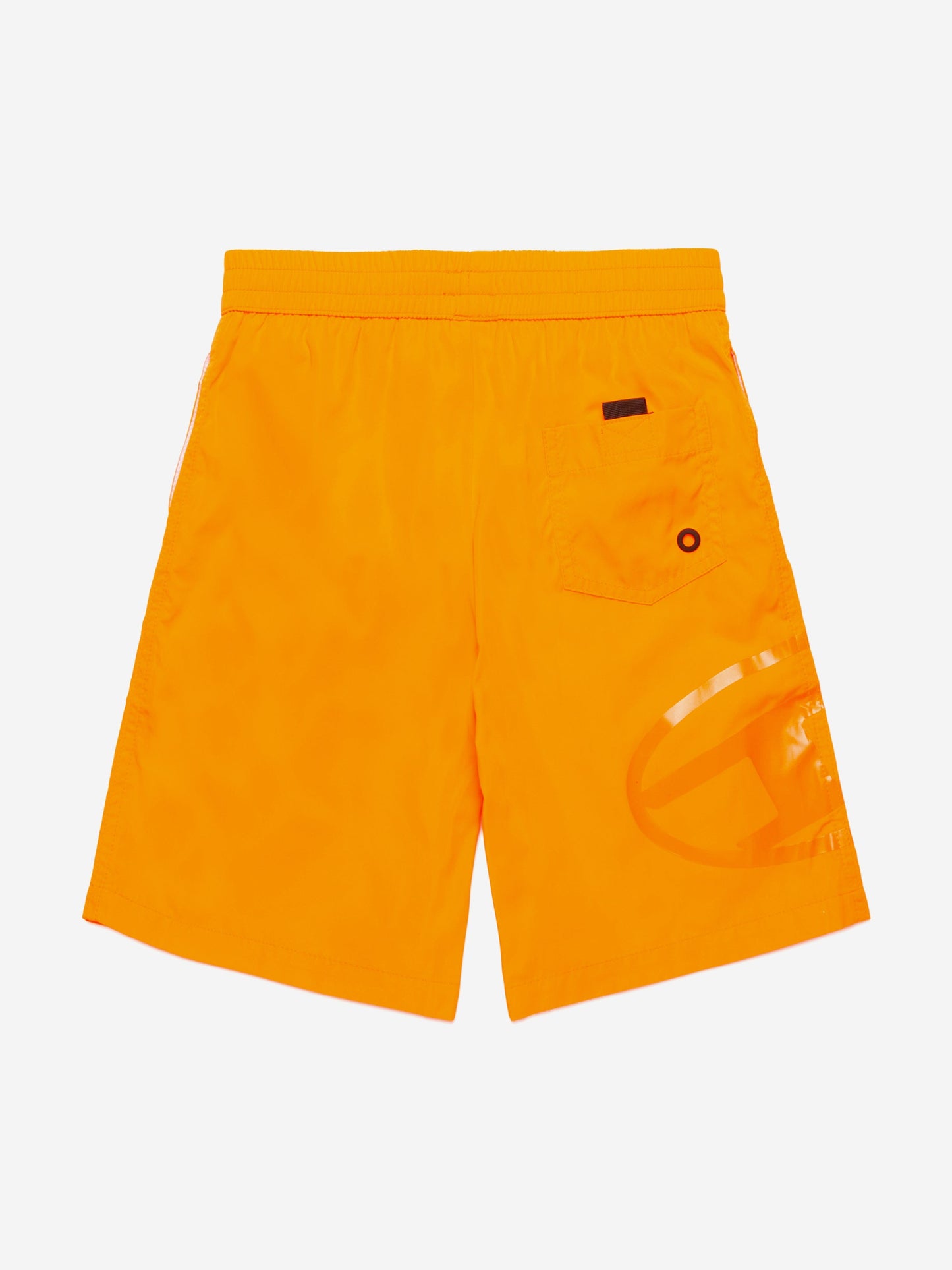 Boys Oval D Logo Swim Shorts in Orange