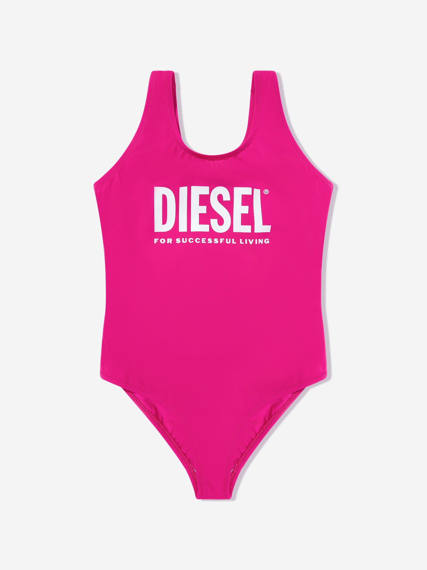 Girls Logo Swimsuit in Pink