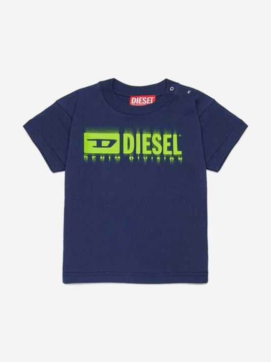 Baby Logo T-Shirt in Navy