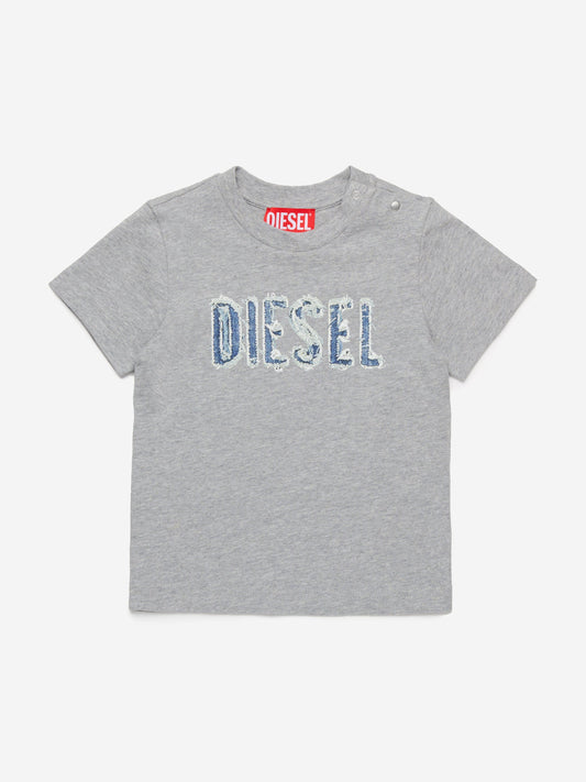 Baby Boys Logo T-Shirt in Grey