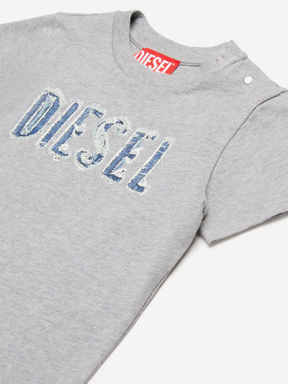 Baby Boys Logo T-Shirt in Grey