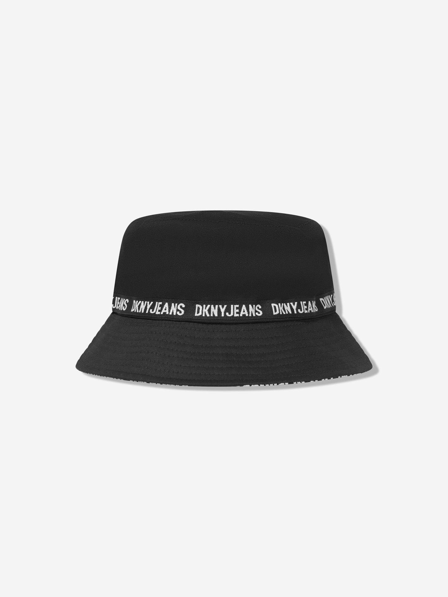 DKNY Kids 徽标渔夫帽（黑色）