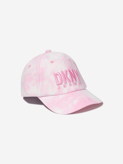DKNY 女童徽标帽（粉色）