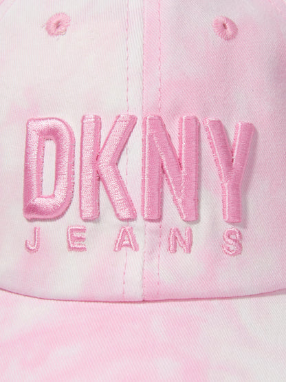 DKNY 女童徽标帽（粉色）