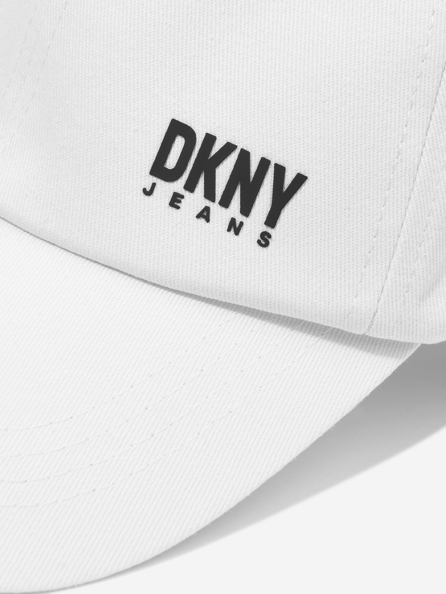 DKNY Kids 白色徽标帽