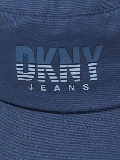 DKNY 男童蓝色徽标渔夫帽