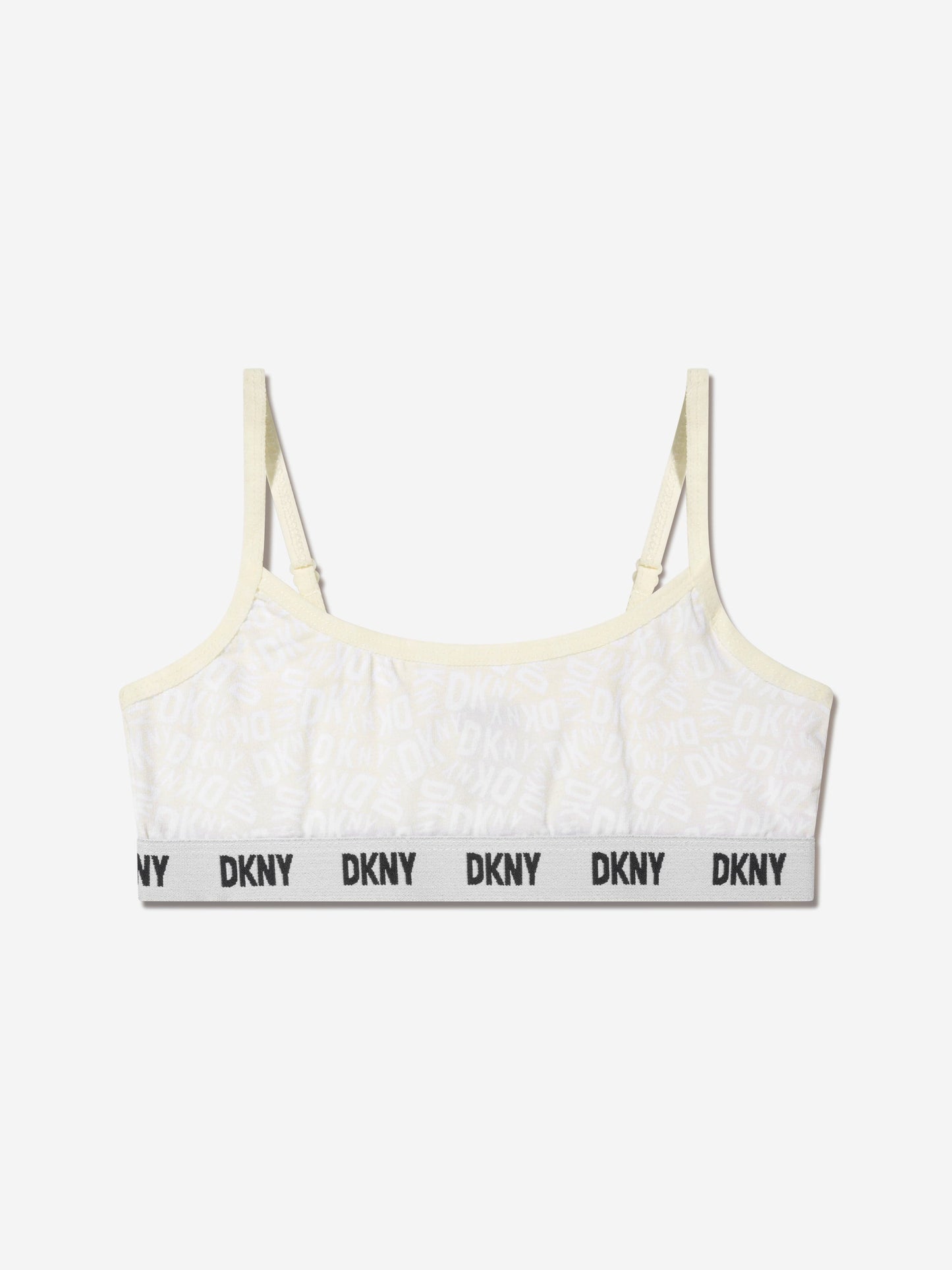 DKNY 女童训练文胸和内裤套装（象牙色）
