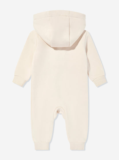 DKNY Baby Hooded All In One in Beige