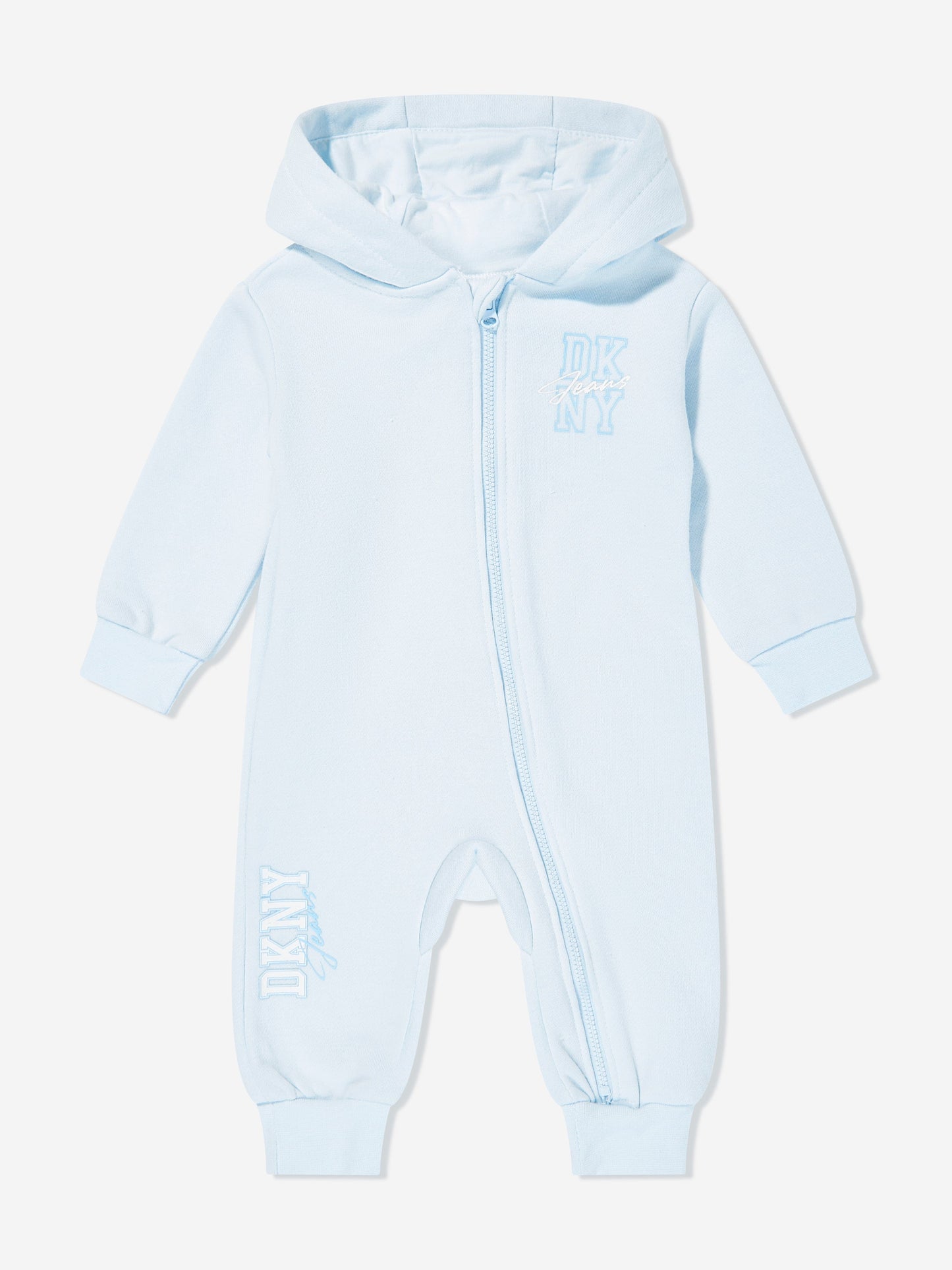 DKNY Baby Boys Hooded All In One in Blue