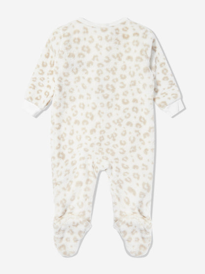 DKNY Baby Logo Babygrow in Ivory