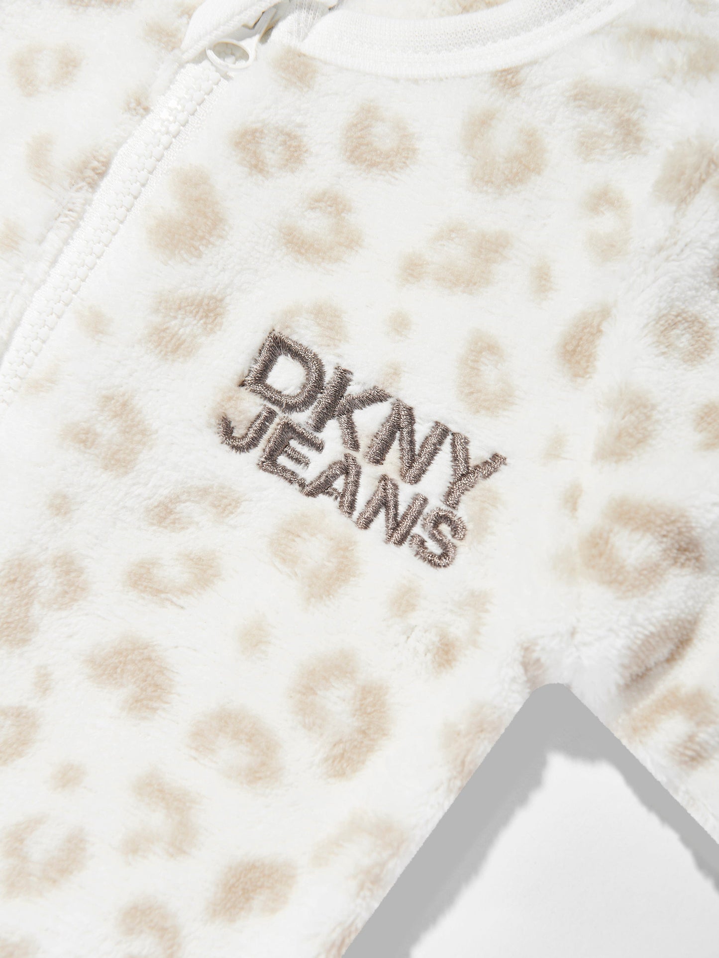 DKNY Baby Logo Babygrow in Ivory