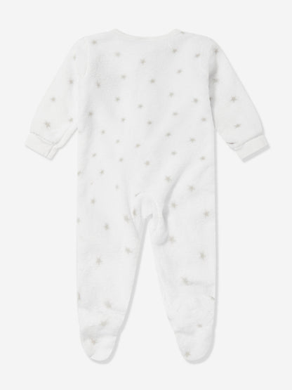DKNY Baby Logo Star Babygrow in White