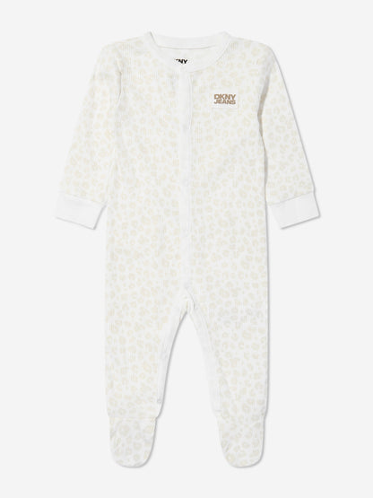 DKNY Baby 3 Piece Babygrow Set in Beige