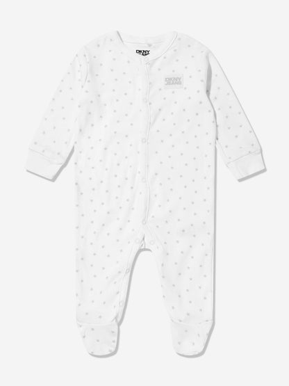DKNY Baby 3 Piece Babygrow Set in Grey