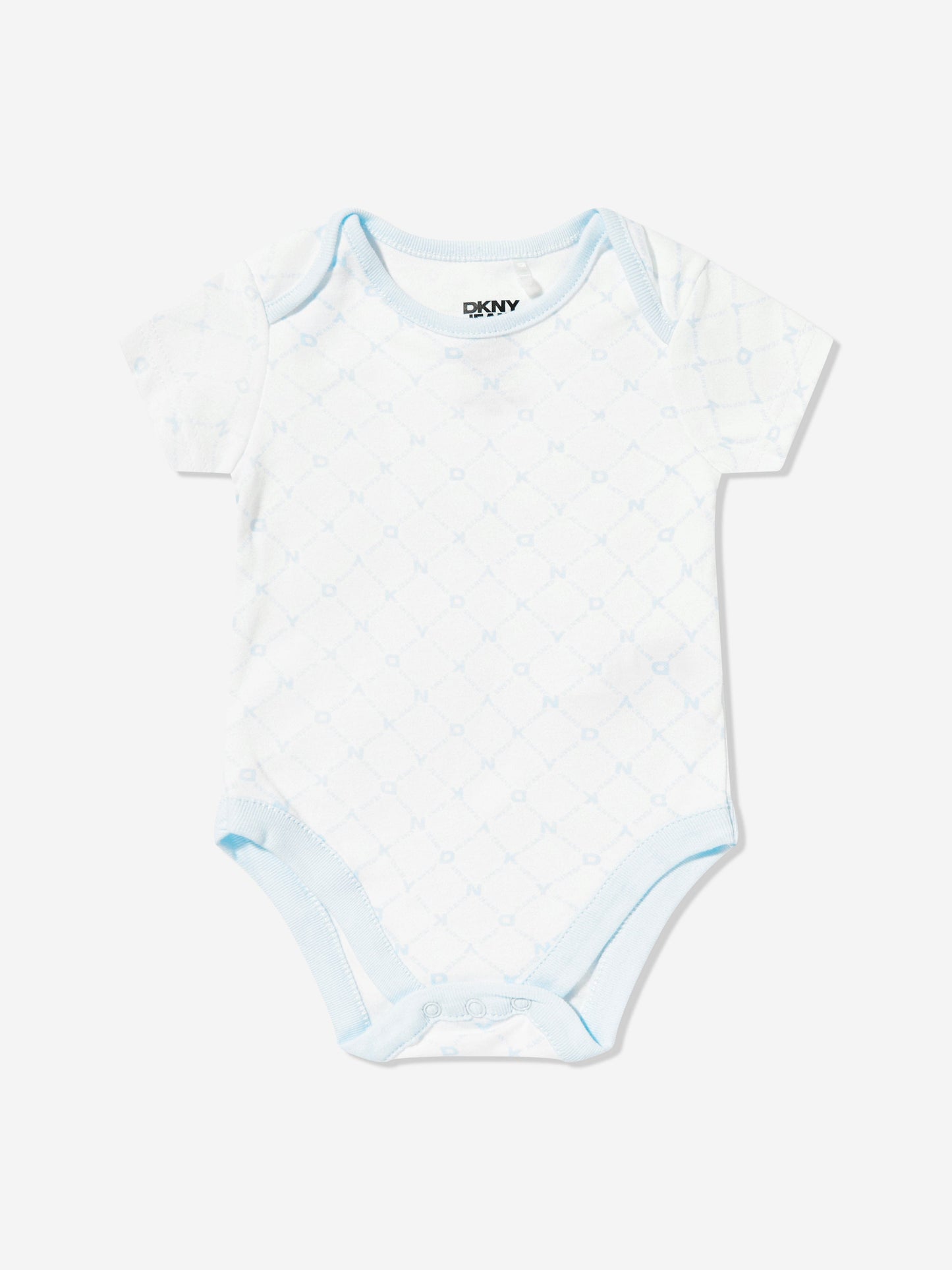 DKNY Baby Boys 4 Piece Babygrow Set in Blue