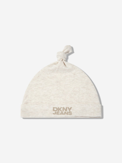 DKNY Baby Babygrow and Hat Set in Beige