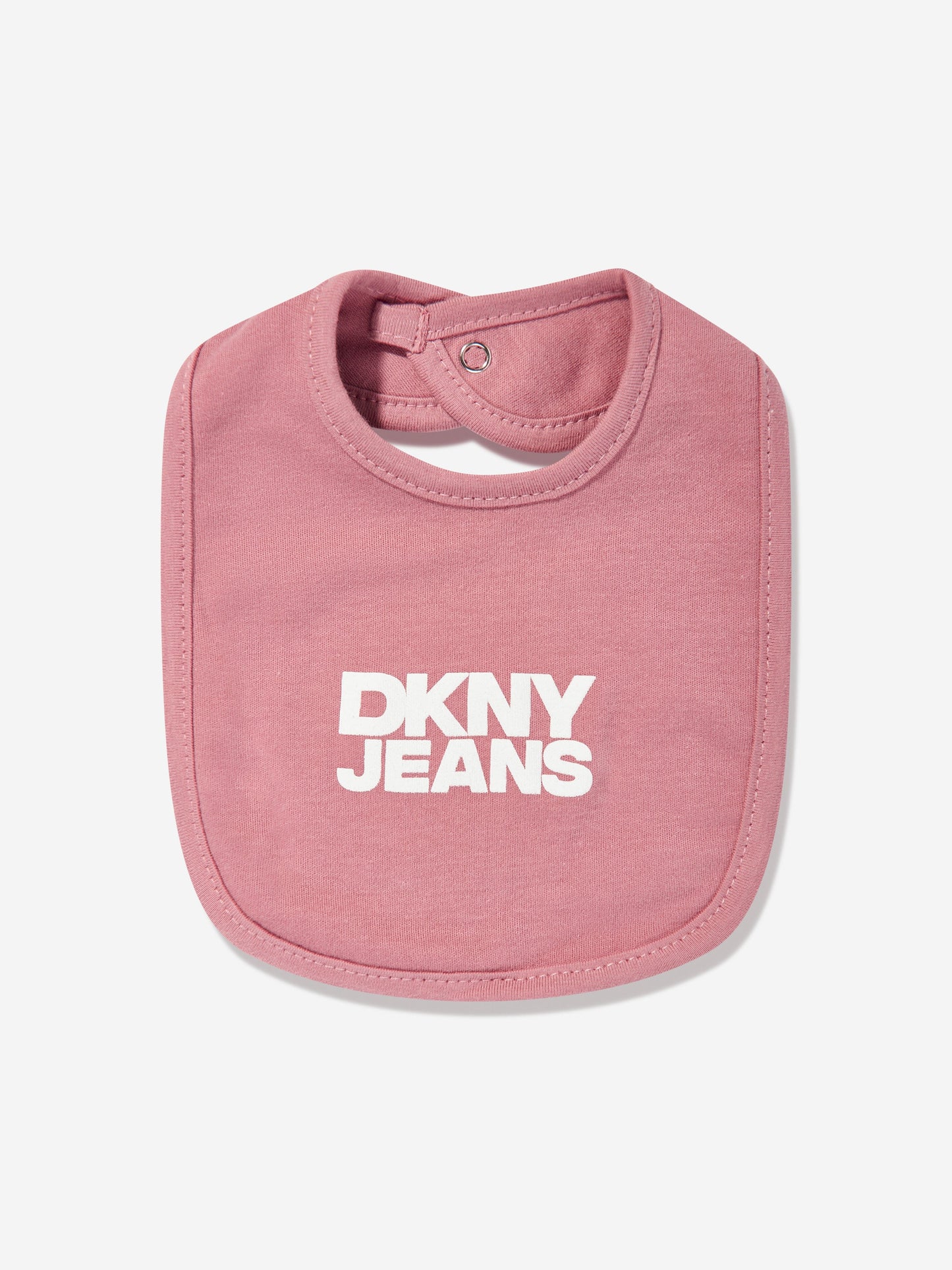 DKNY Baby Girls Bib and Socks Set in Pink