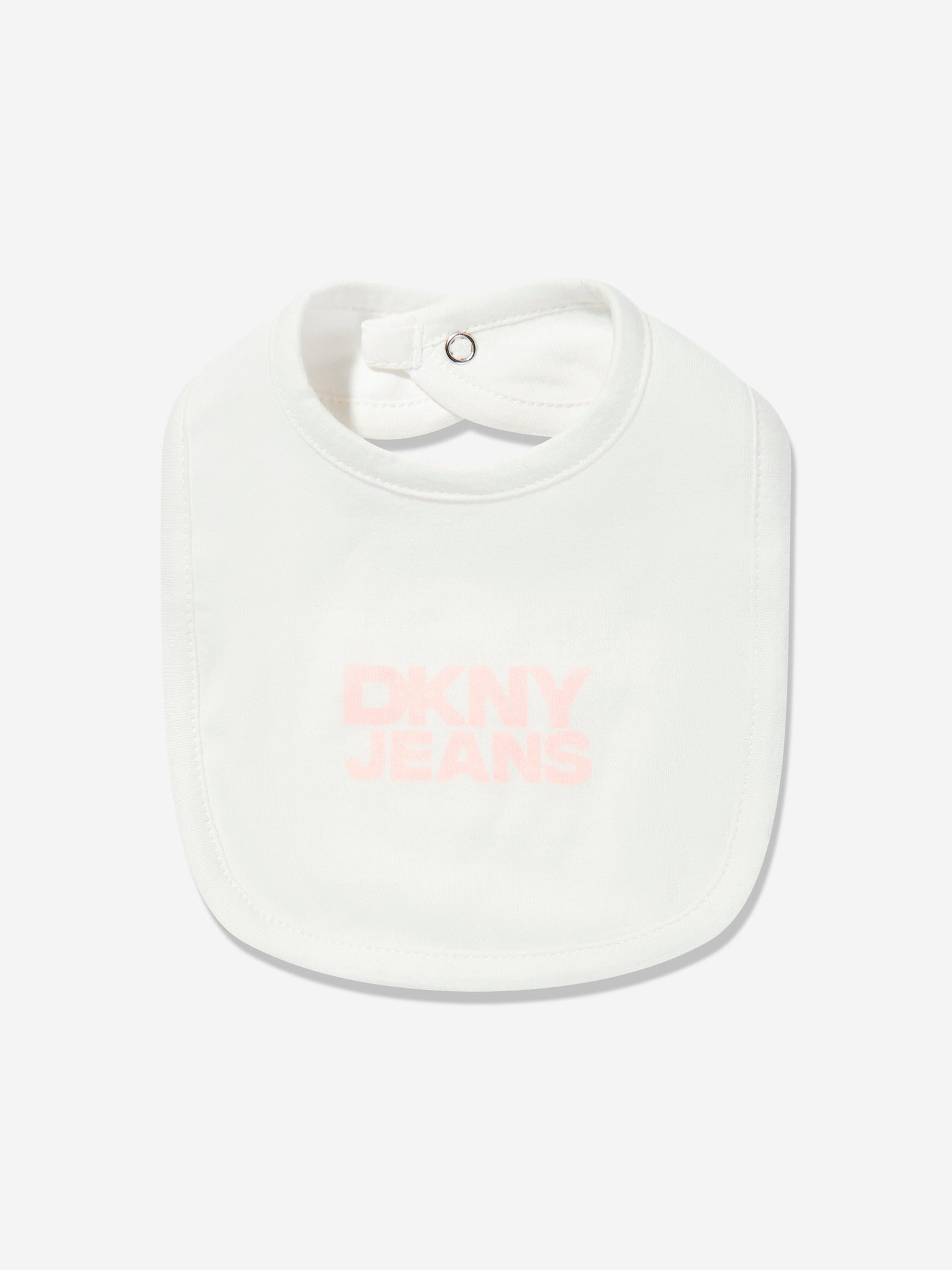DKNY Baby Girls Bib and Socks Set in Pink