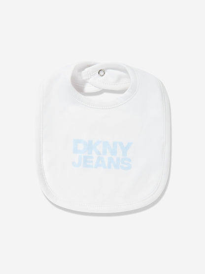 DKNY Baby Boys Bib and Socks Set in Blue