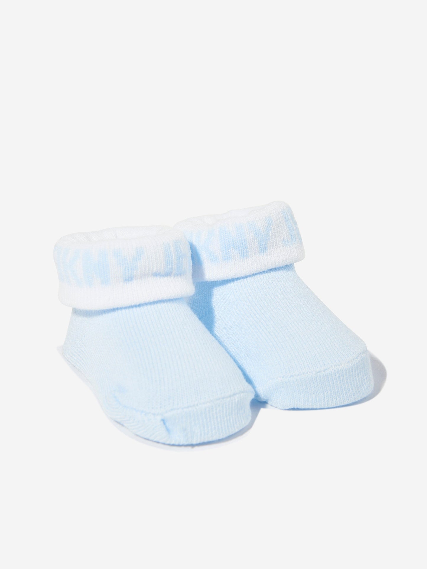 DKNY Baby Boys Bib and Socks Set in Blue