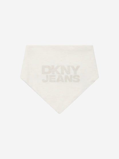 DKNY Baby Bibs and Socks Set in Beige