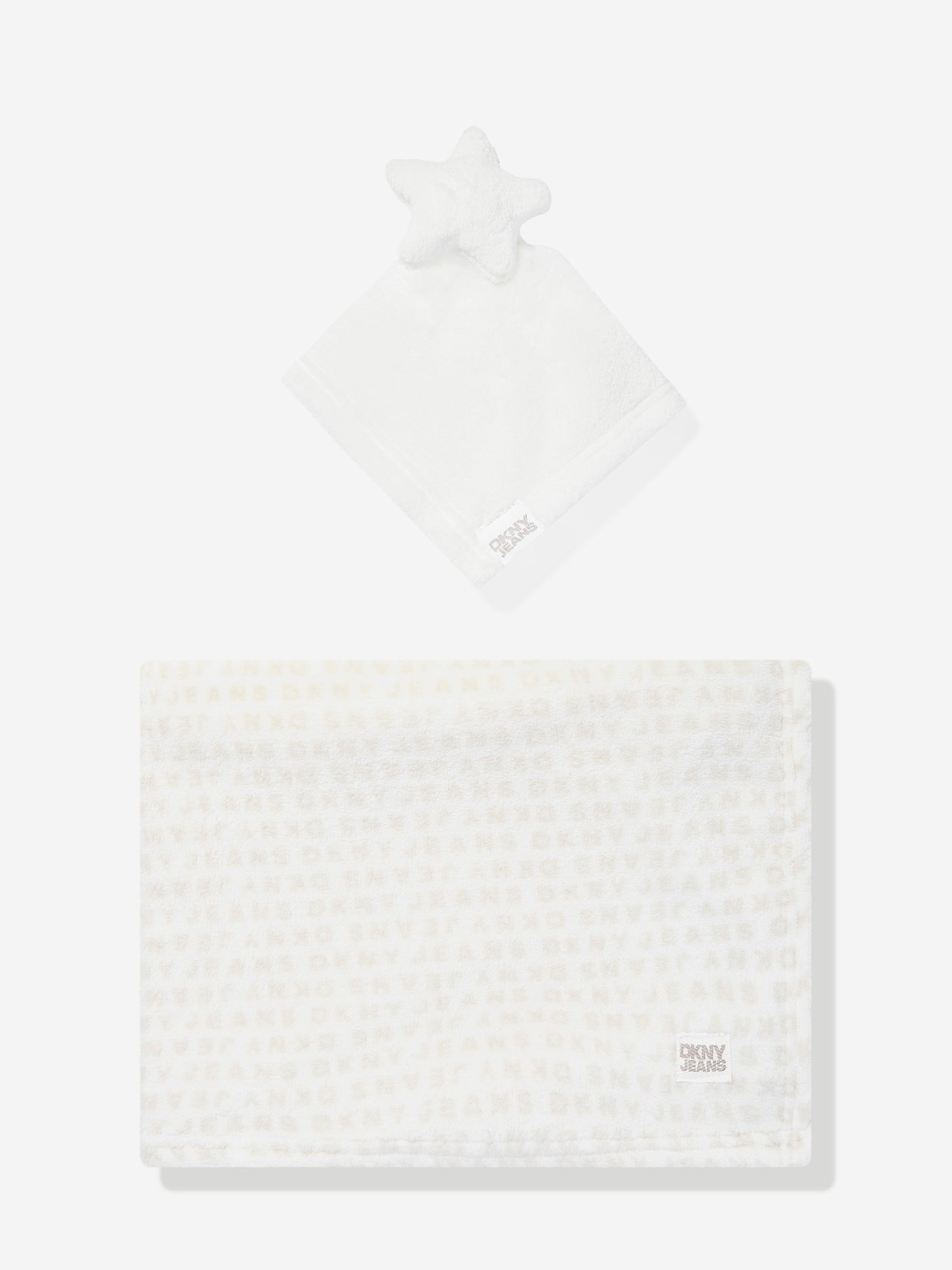 DKNY Baby Blanket and Comforter Set in Ivory (90cm)
