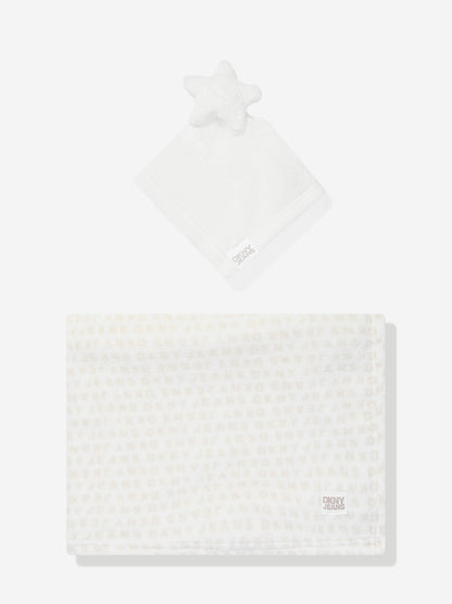 DKNY Baby Blanket and Comforter Set in Ivory (90cm)