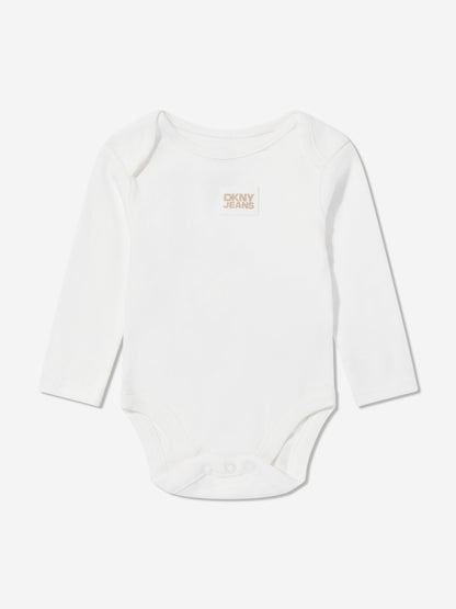 DKNY Baby 3 Piece Tracksuit Set in Beige
