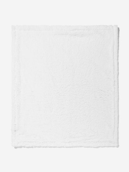 DKNY Baby Sherpa Fleece Blanket in Beige (90cm)