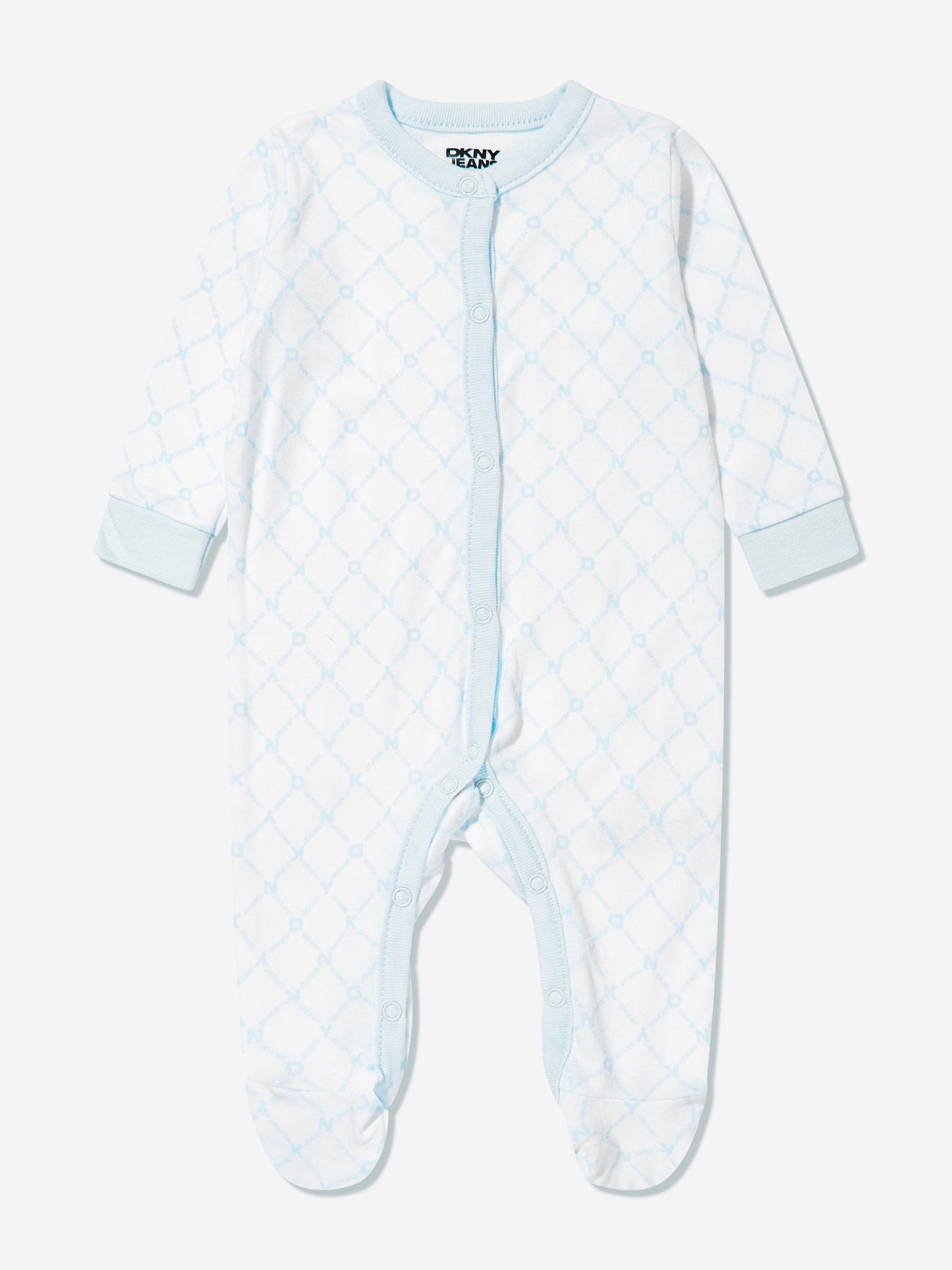 DKNY Baby Boys 5 Piece Babygrow Set in Blue