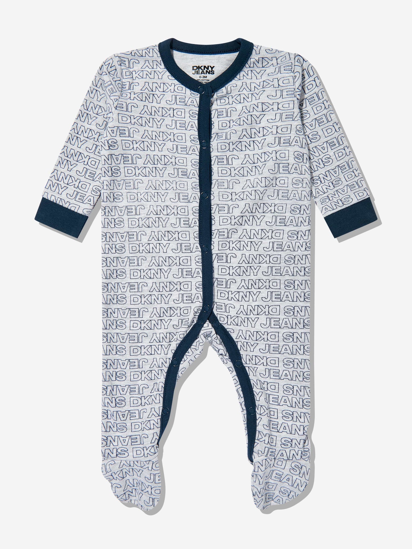 DKNY Baby Boys 5 Piece Babygrow Set in Navy