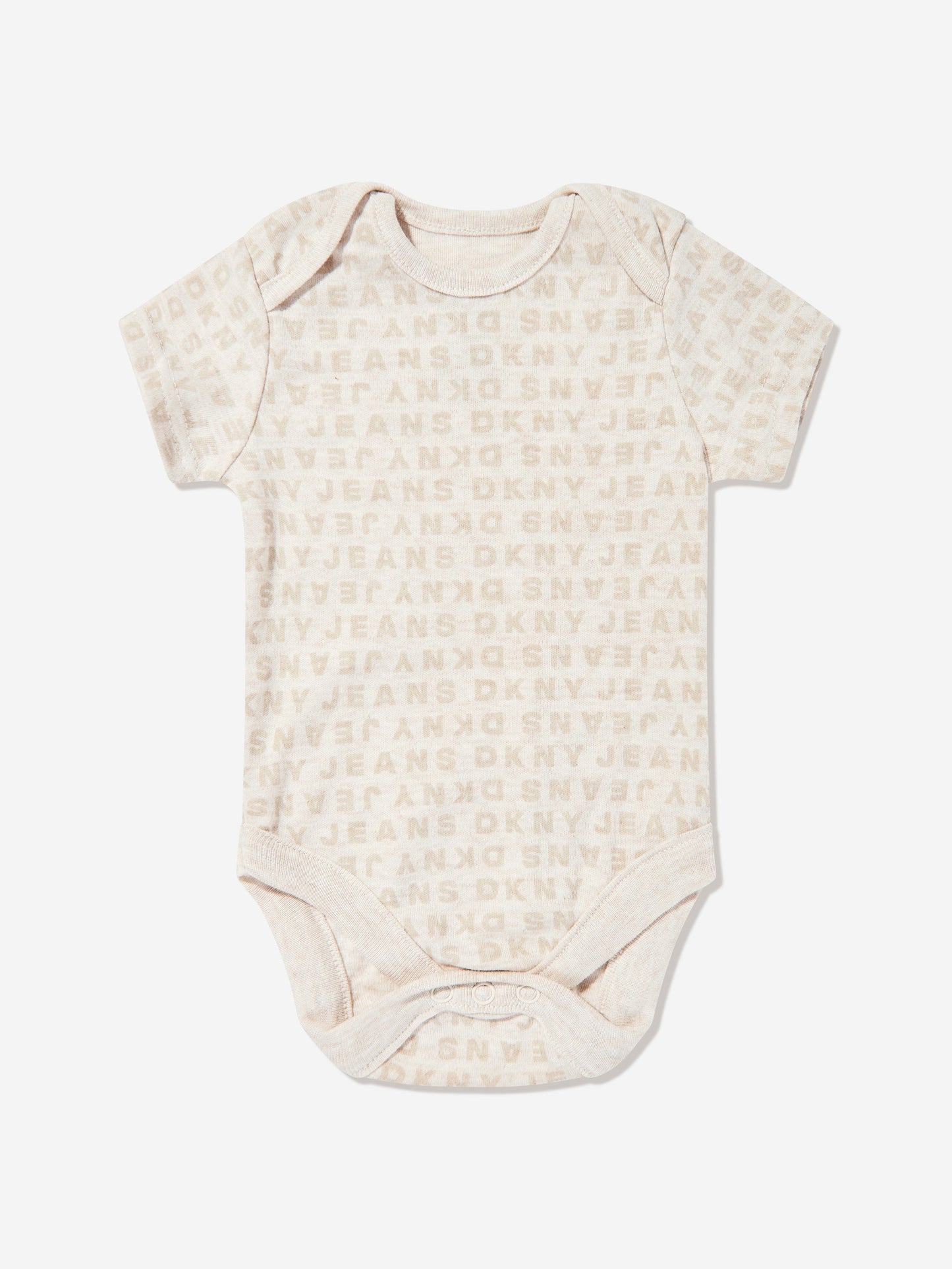 DKNY Baby Boys 5 Piece Babygrow Set in Beige